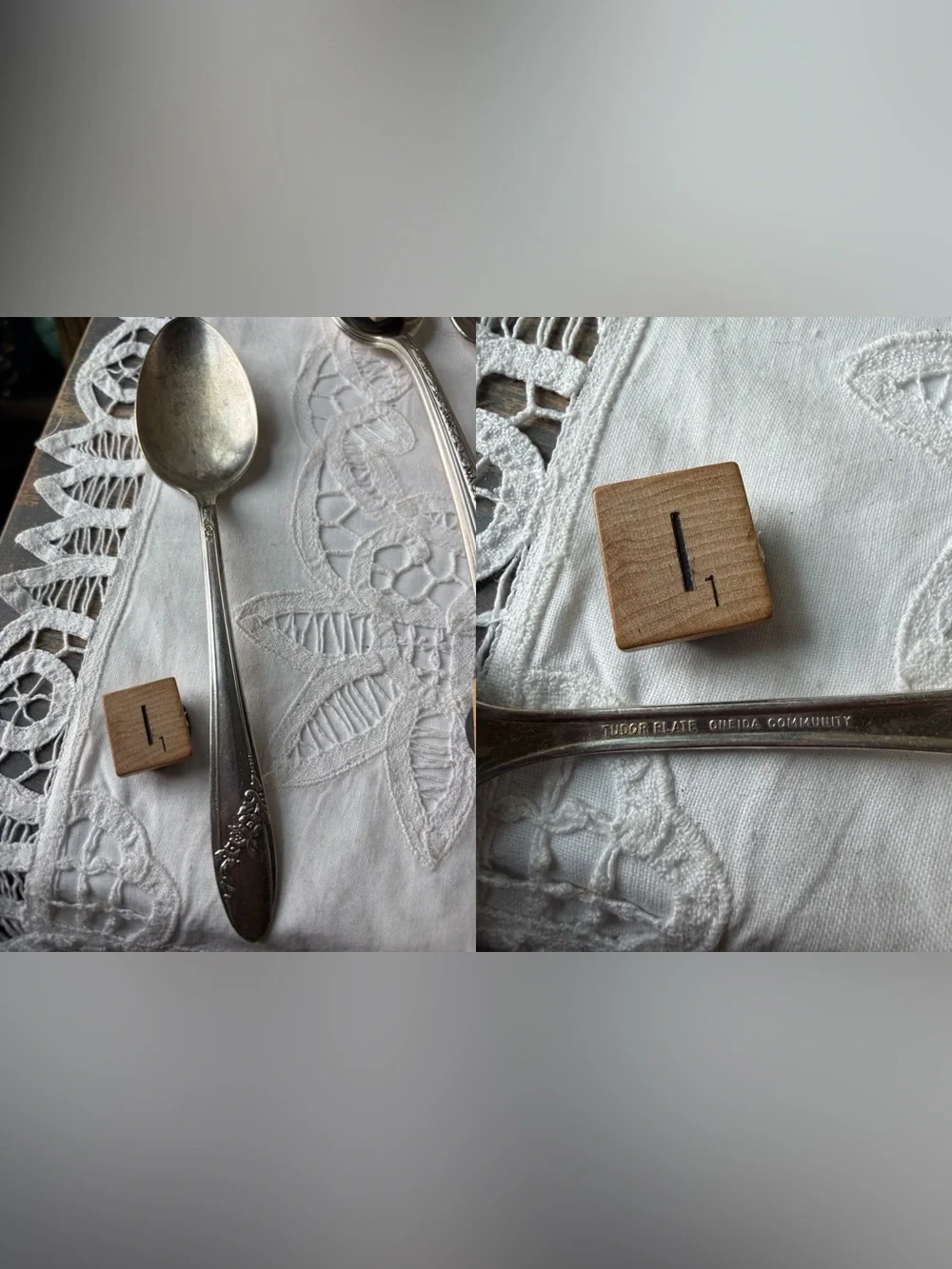 Art Deco Silver plated flatware replacement  spoon